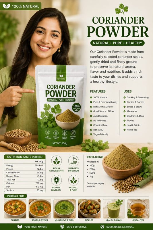 Coriander Powder (Homemade) pure organic
