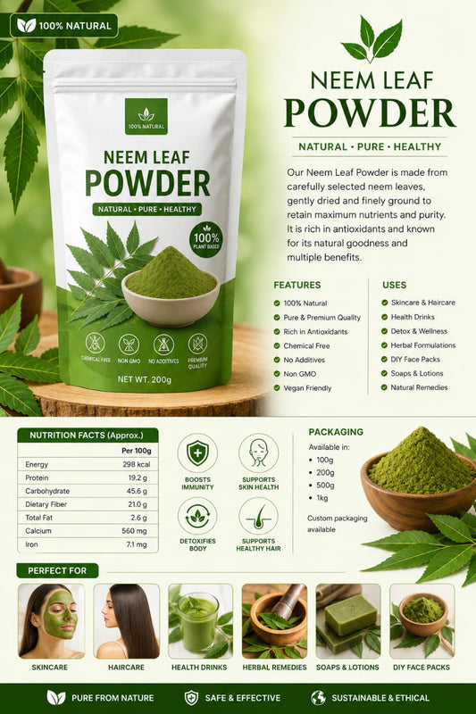 Neem Leaf powder ( homemade) pure organic
